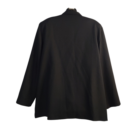 Vintage Alfred Dunner Women's Black Blazer Jacket Size 20 - Picture 2 of 6